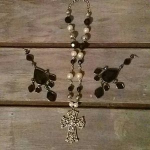 Necklace and earrings!